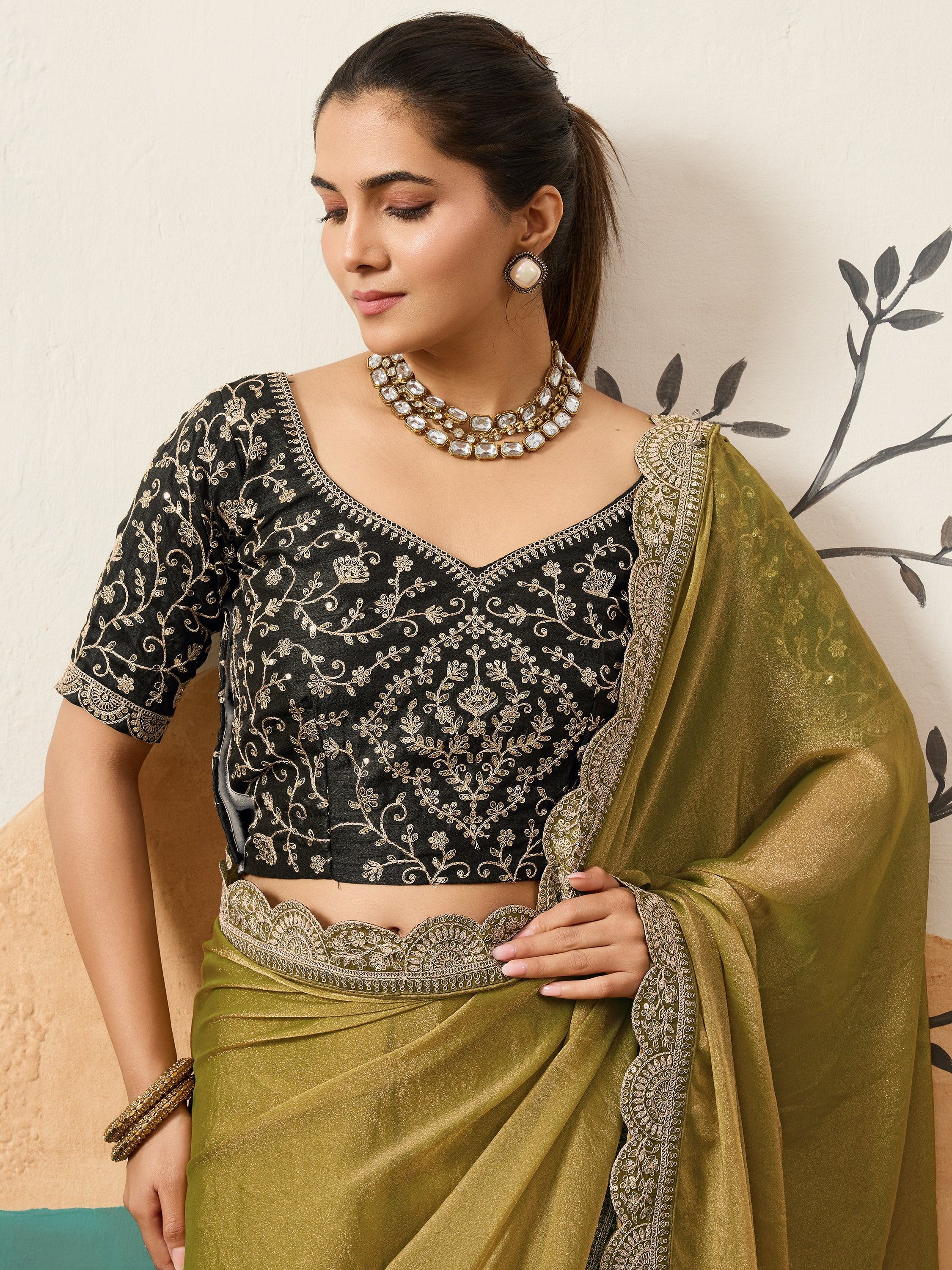 Graceful Yellow Silk Wedding Wear Saree With Heavy Embroidered Blouse