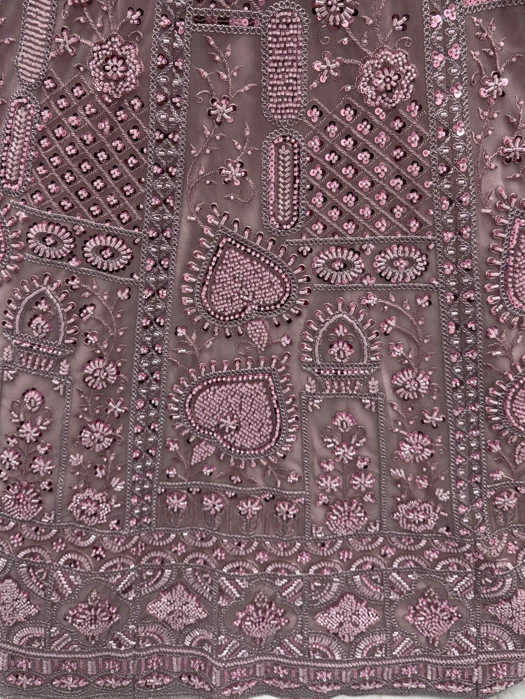 Pink Stunning Net Dori Embroidered Lehenga Choli With Dupatta