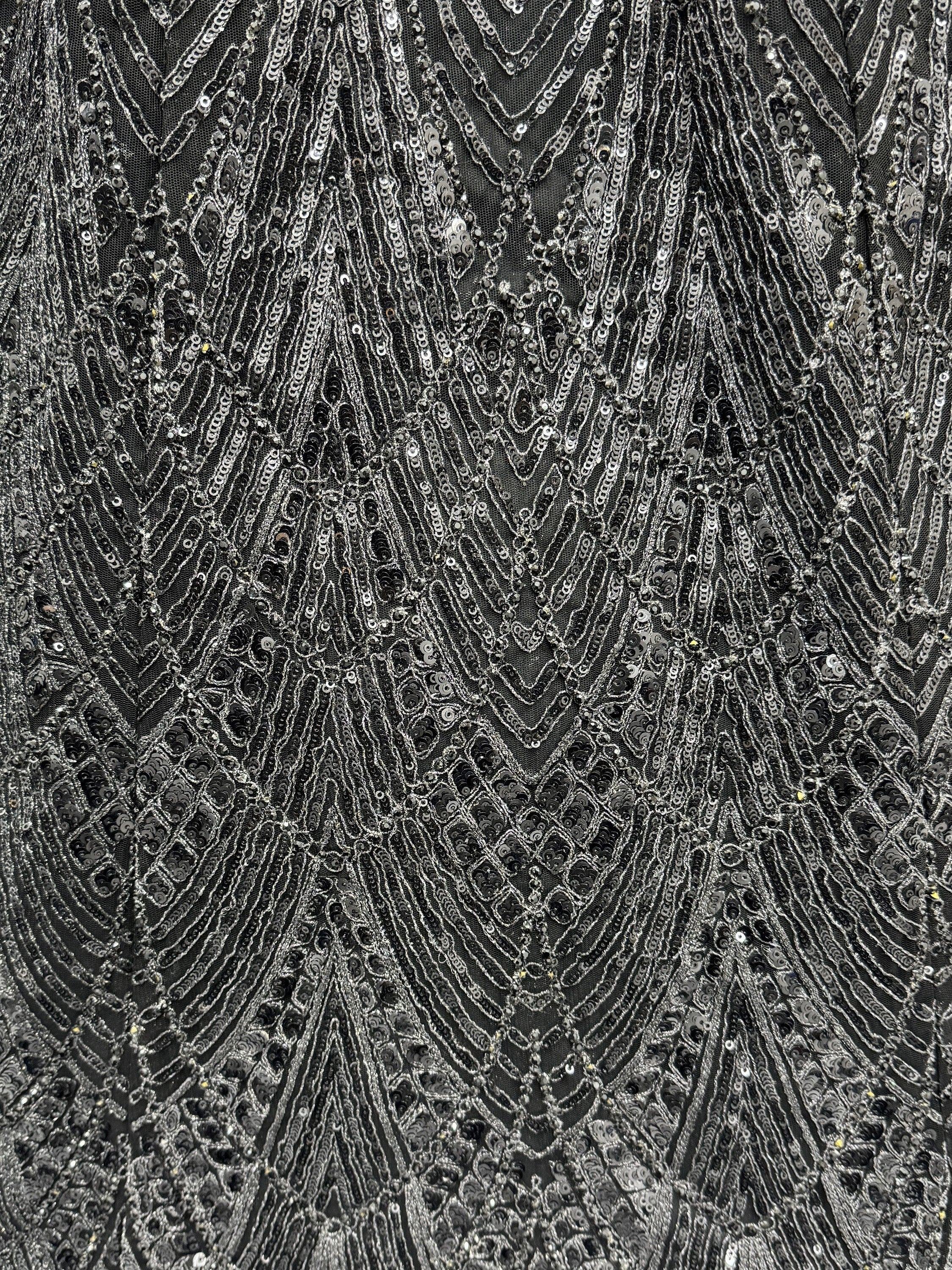 Black Attractive Sequins Net Engagement Wear Lehenga Choli