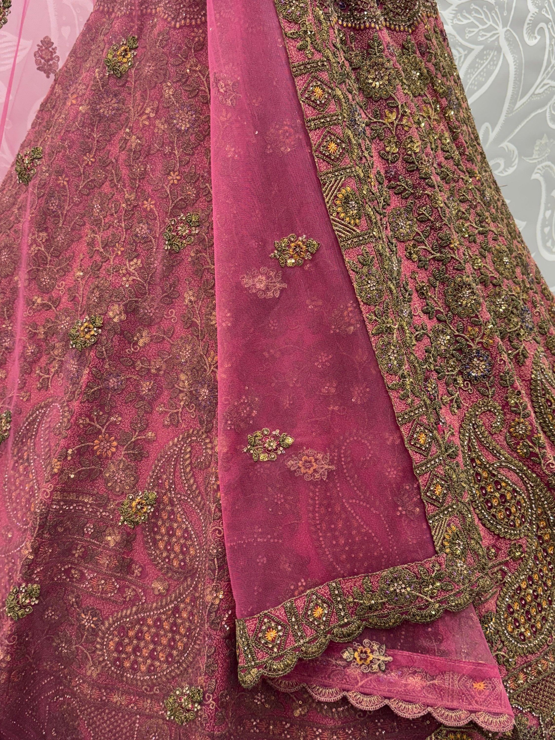 Royal Excellent Sequins Net Bridal Lehenga Choli With Dupatta