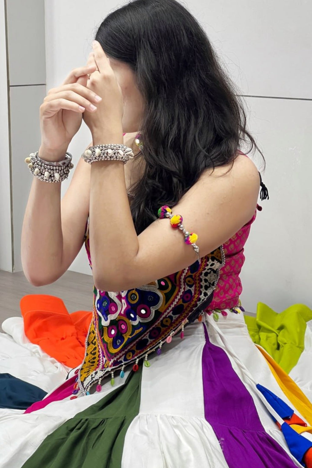 Raasrang Premium Kutchhi Work Navratri Lehenga Choli For Women