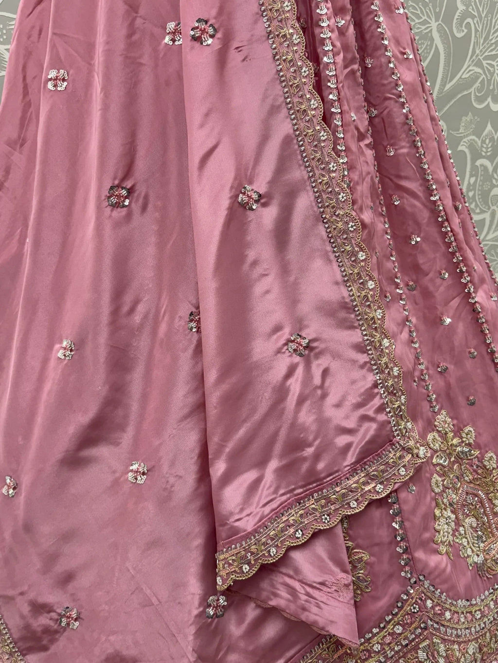 Royal Fantastic Sequins Silk Reception Wear Lehenga Choli