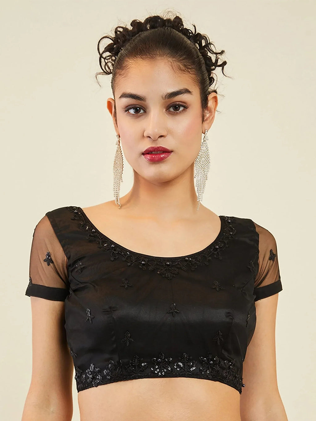 Black Ravishing Sequins Net Reception Wear Lehenga Choli With Dupatta