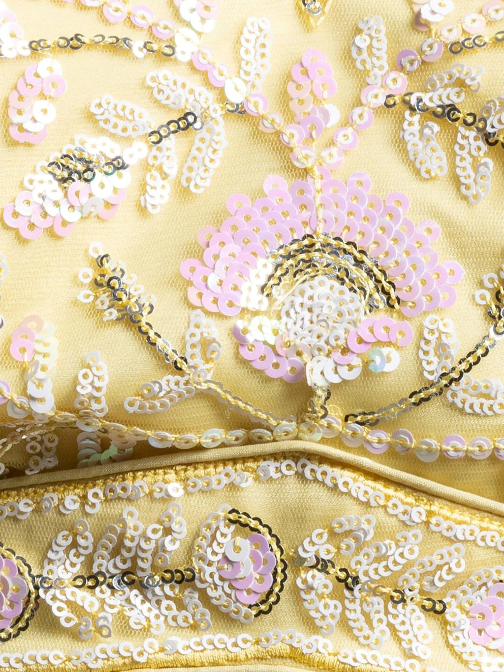 Yellow Attractive Sequins Net Designer Lehenga Choli With Dupatta