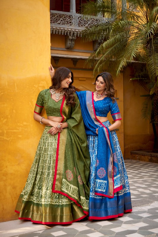 Dola Silk Lehenga Choli with Digital Print for Festive Occasions
