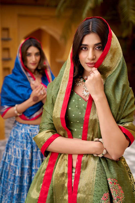 Dola Silk Lehenga Choli with Digital Print for Festive Occasions