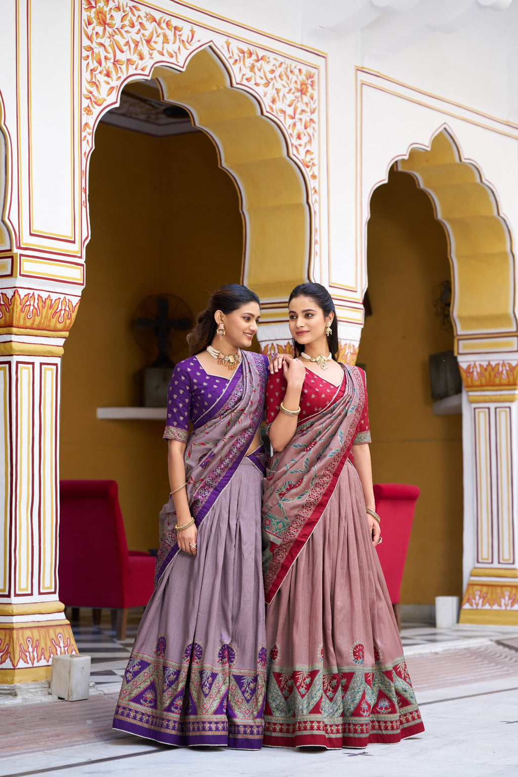 Silk Digital Print Lehenga – Wedding & Festival Wear