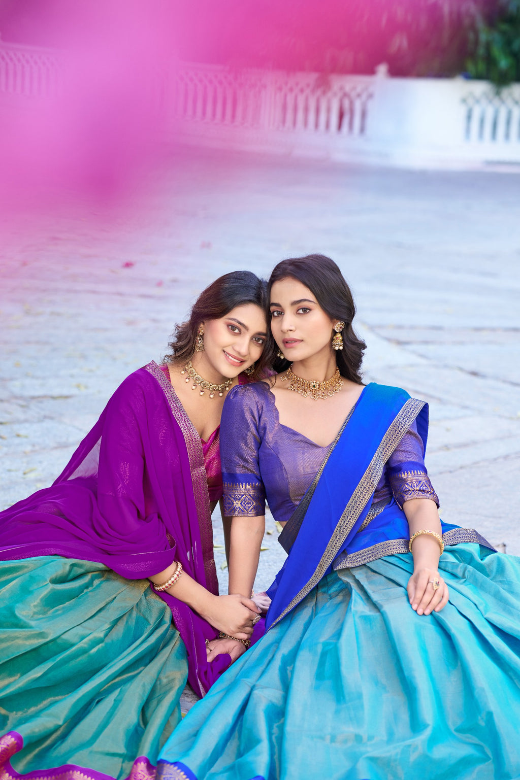 Kanchipuram Silk Zari Weaving Lehenga Choli for Wedding