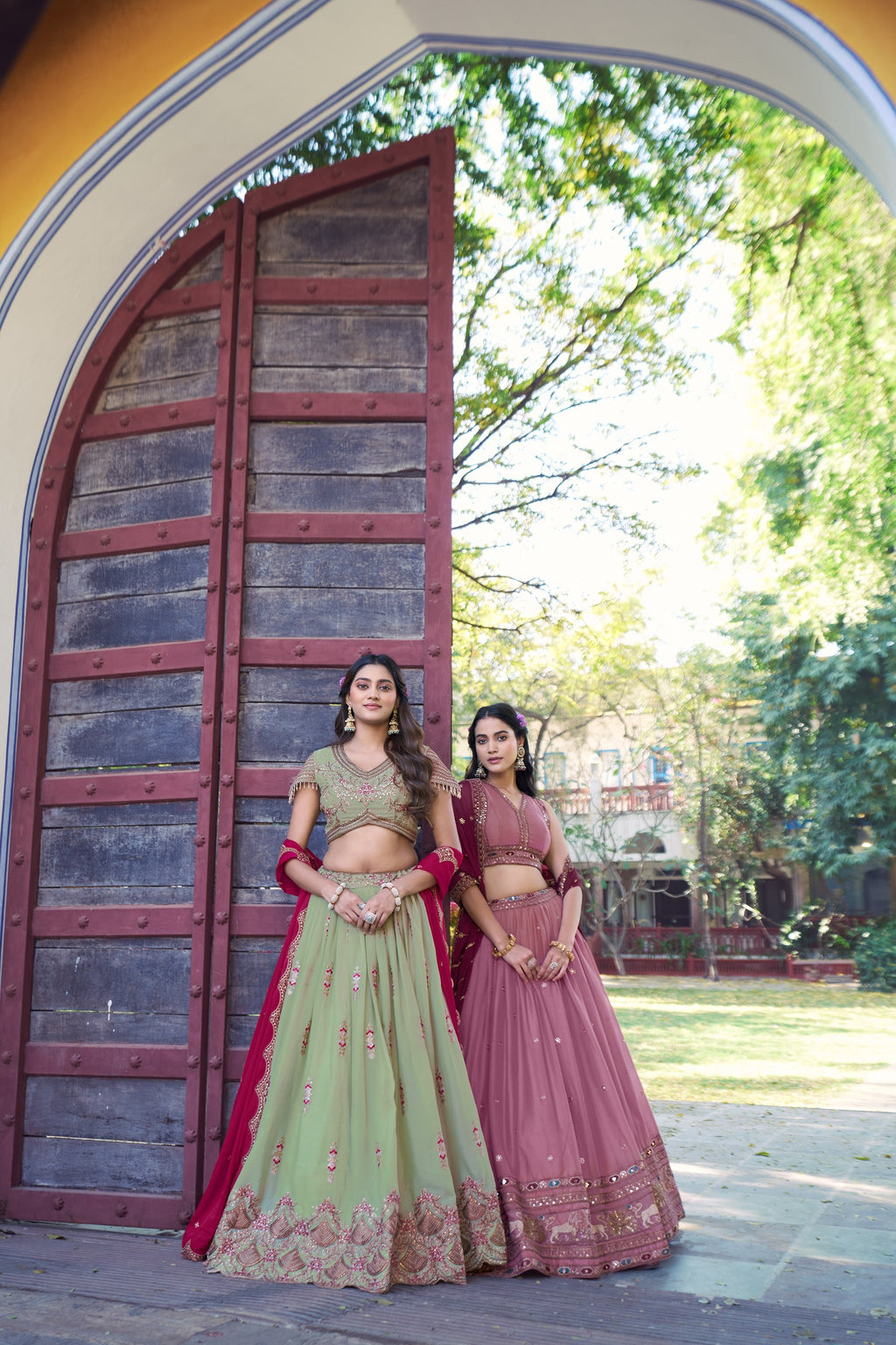 Royal Star Georgette Lehenga Choli with Zari and Sequins Embroidery