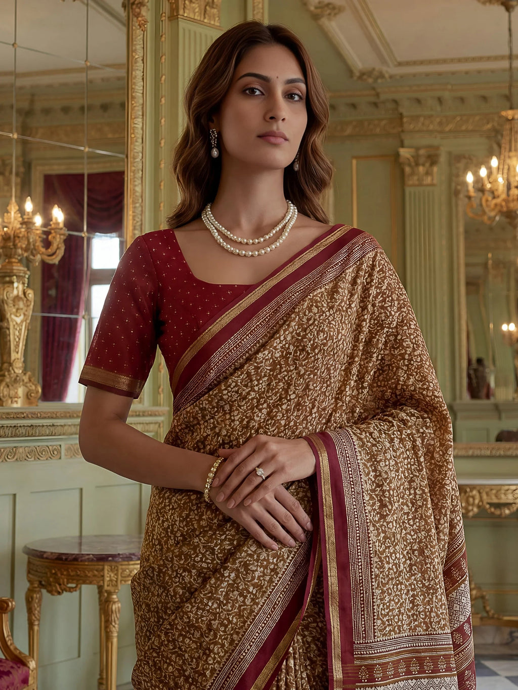 Yellow Stunning Zari Weaving Silk Festive Wear Saree