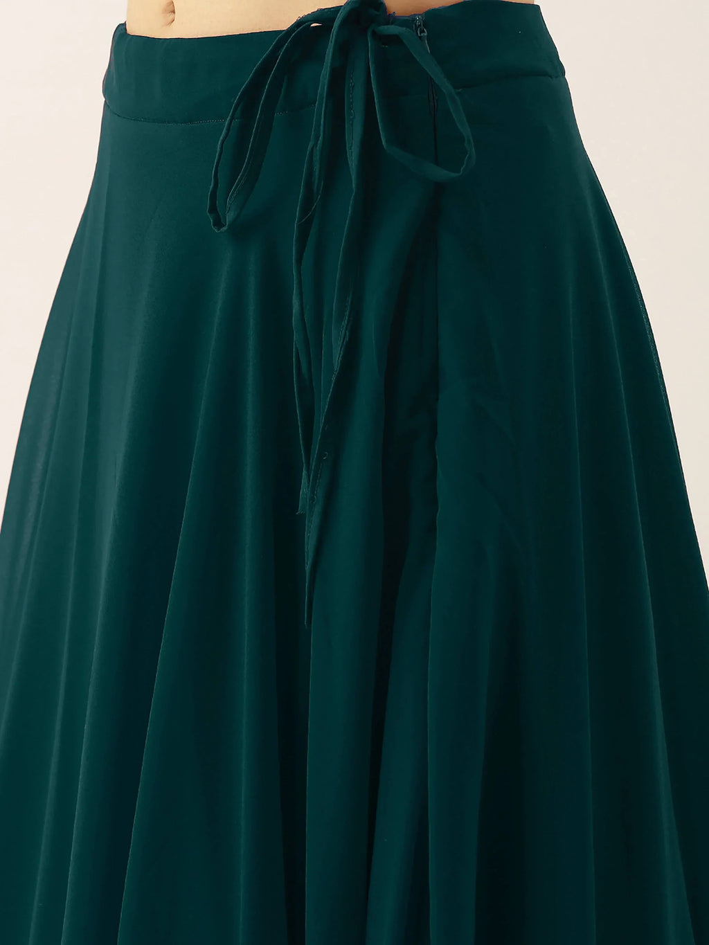 Green Ravishing Sequins Georgette Party Wear Lehenga Choli With Dupatta
