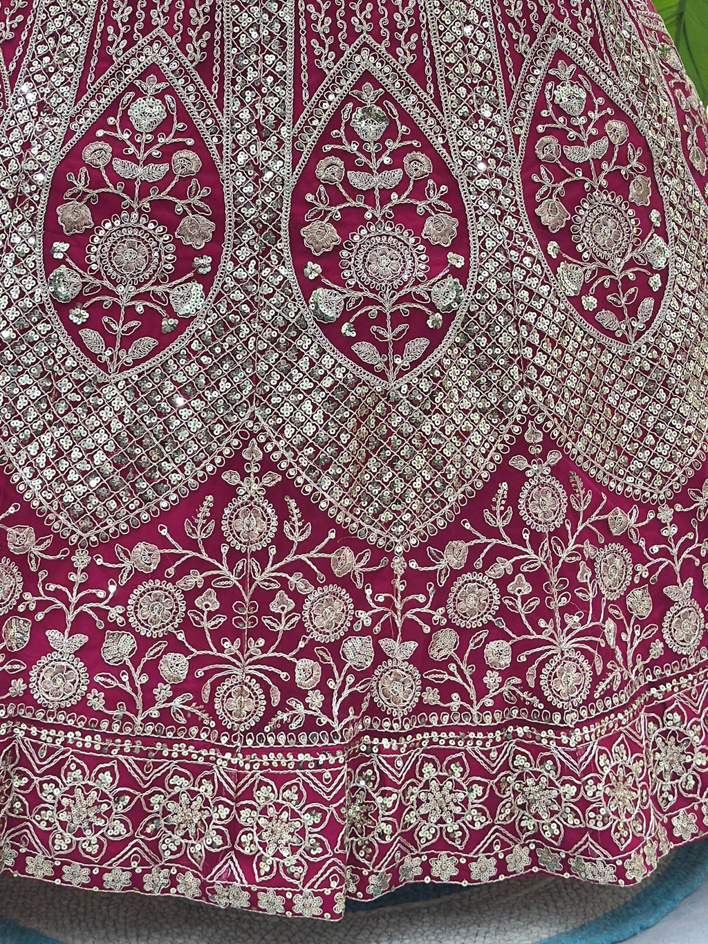 Pink Notable Sea Sequins Net Reception Wear Lehenga Choli