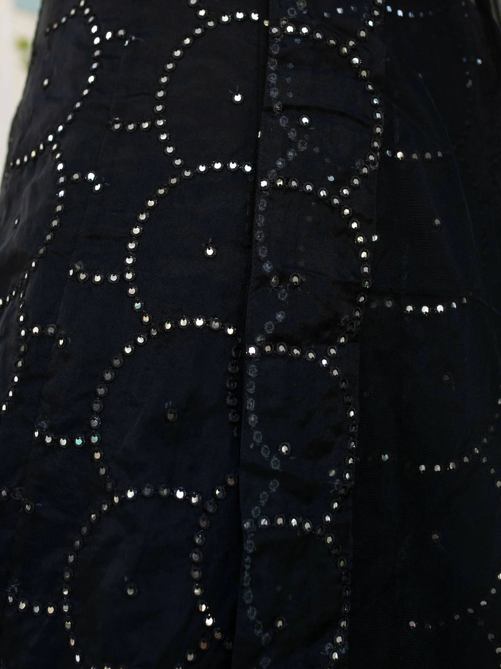 Marvelous Black Sequins Organza Party Wear Lehenga Choli