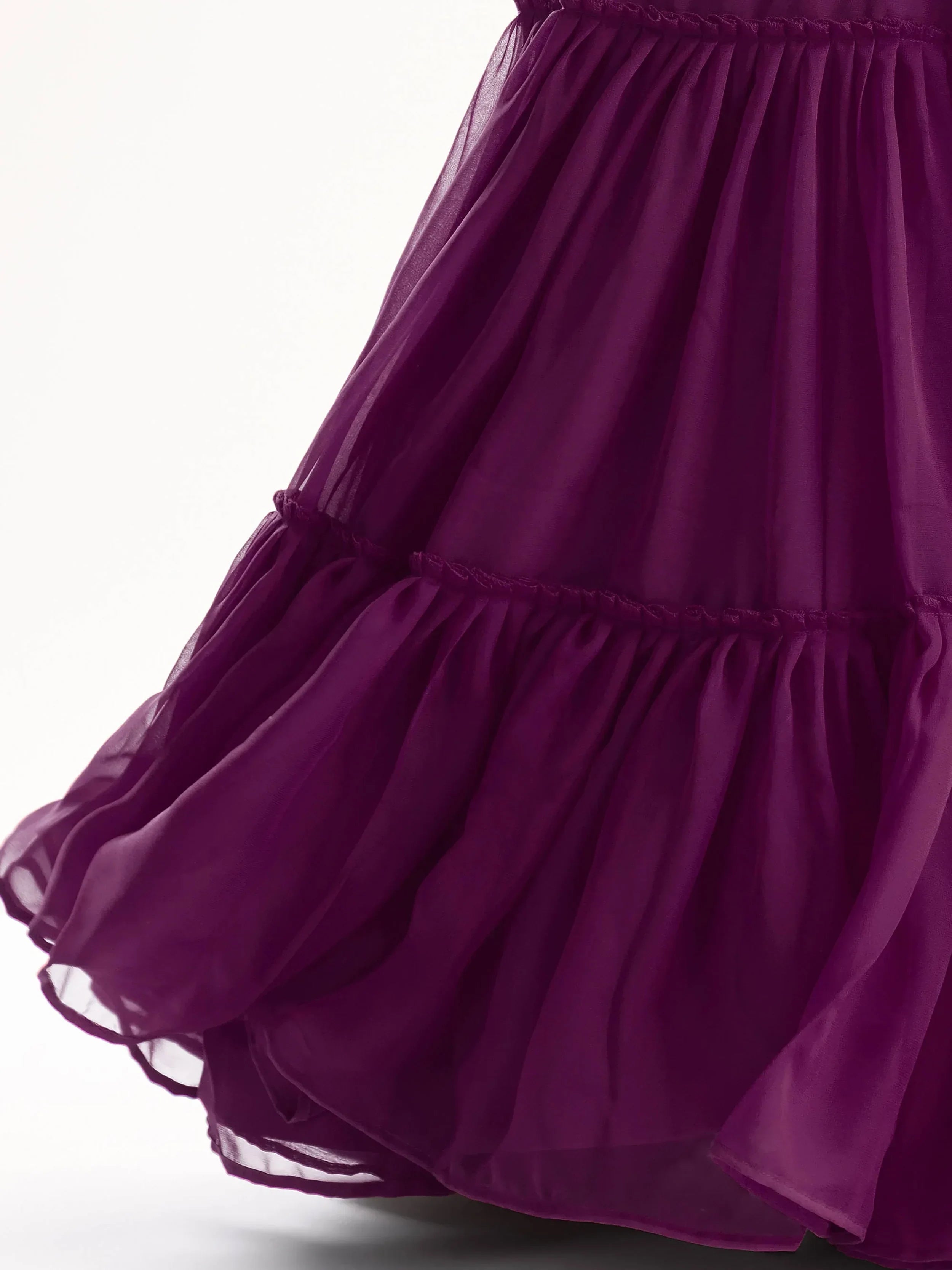 Purple Adorable Georgette Party Wear Lehenga With Sequins Choli
