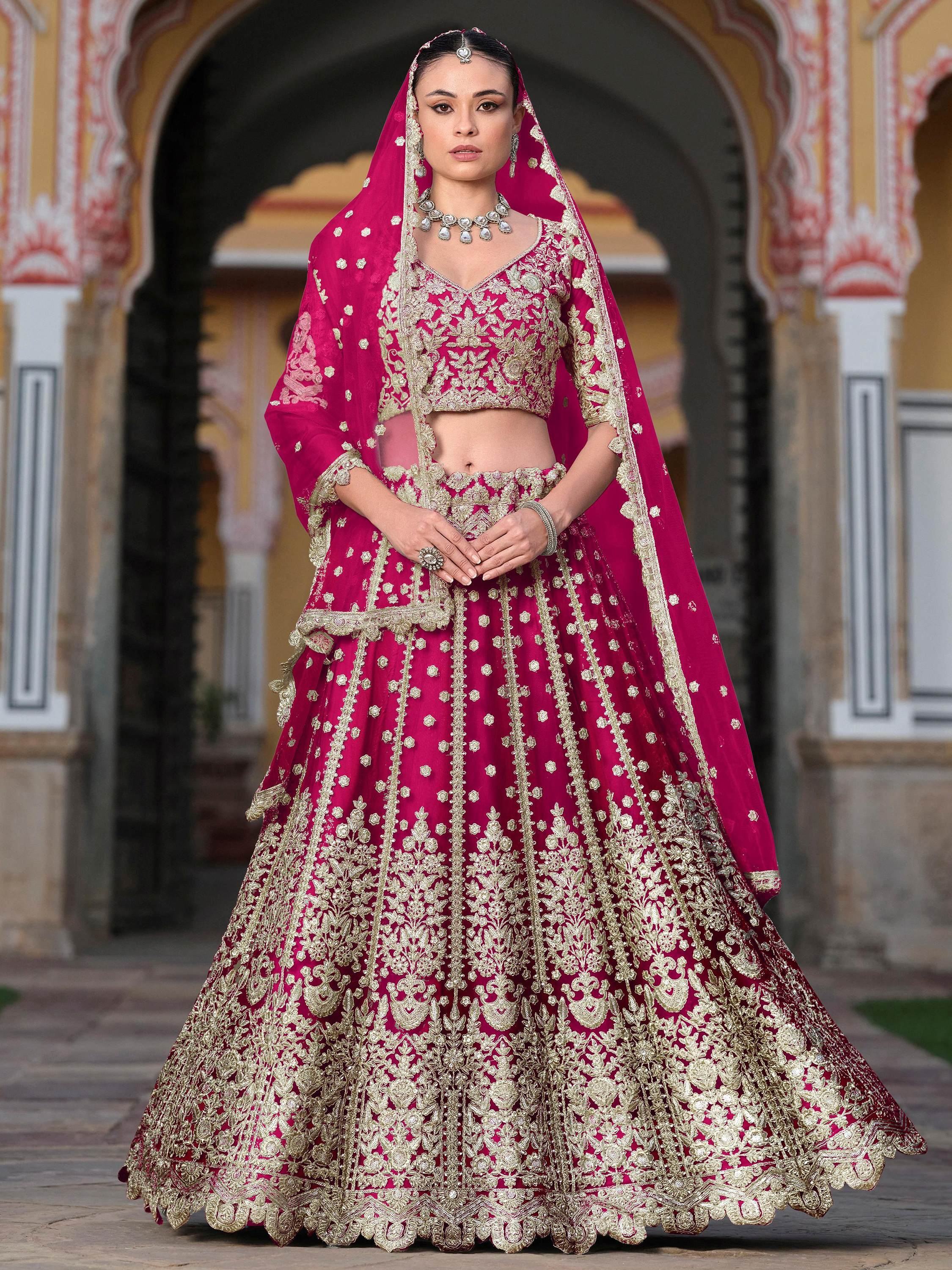 Pink Alluring Sequins Net Engagement Wear Lehenga Choli With Dupatta
