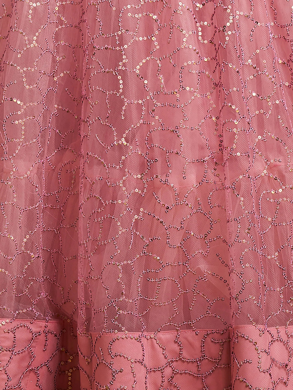 Elegant Pink Embroidered Net Engagement Wear Plus Size Lehenga Choli