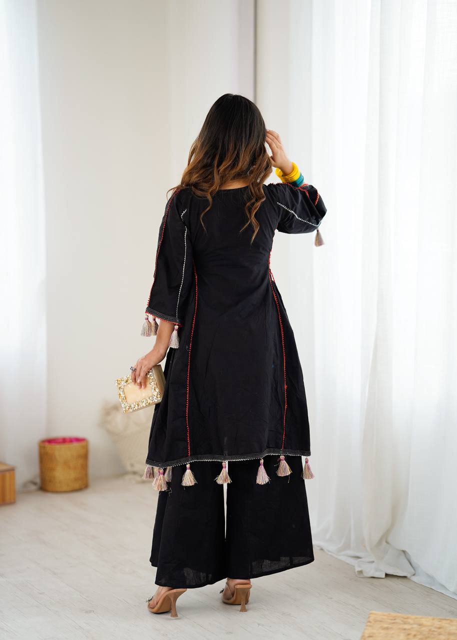 Black Rakhi Special Premium Designer Co-ord Set