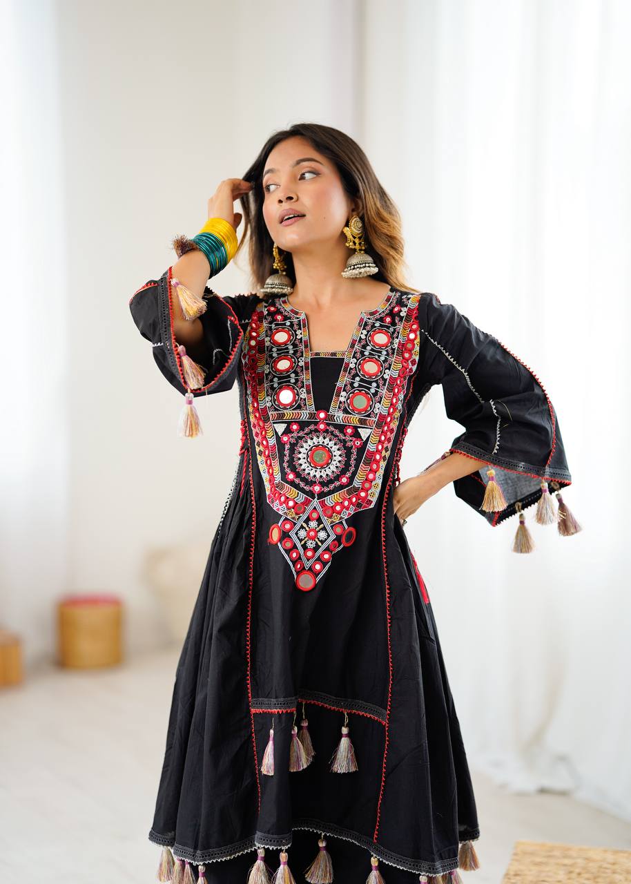 Black Rakhi Special Premium Designer Co-ord Set