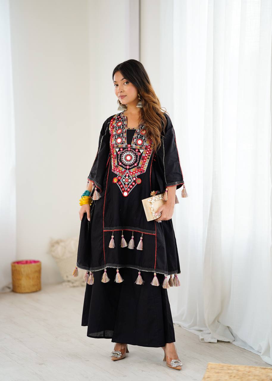 Black Rakhi Special Premium Designer Co-ord Set