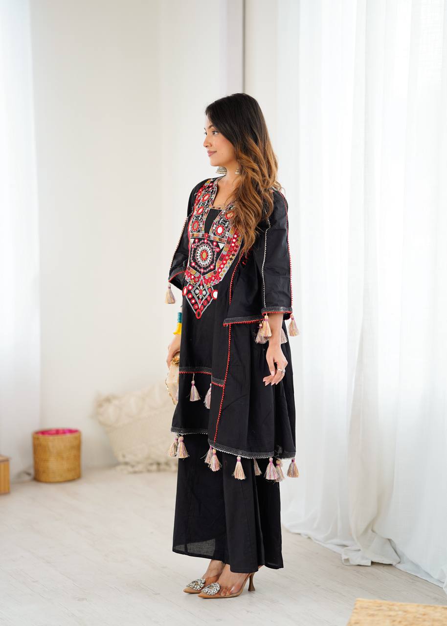 Black Rakhi Special Premium Designer Co-ord Set