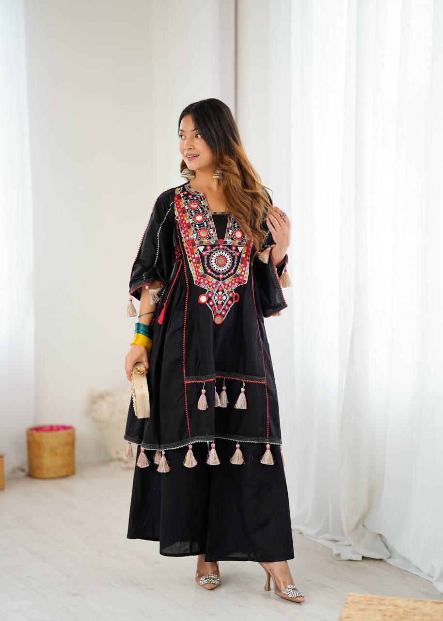 Black Rakhi Special Premium Designer Co-ord Set