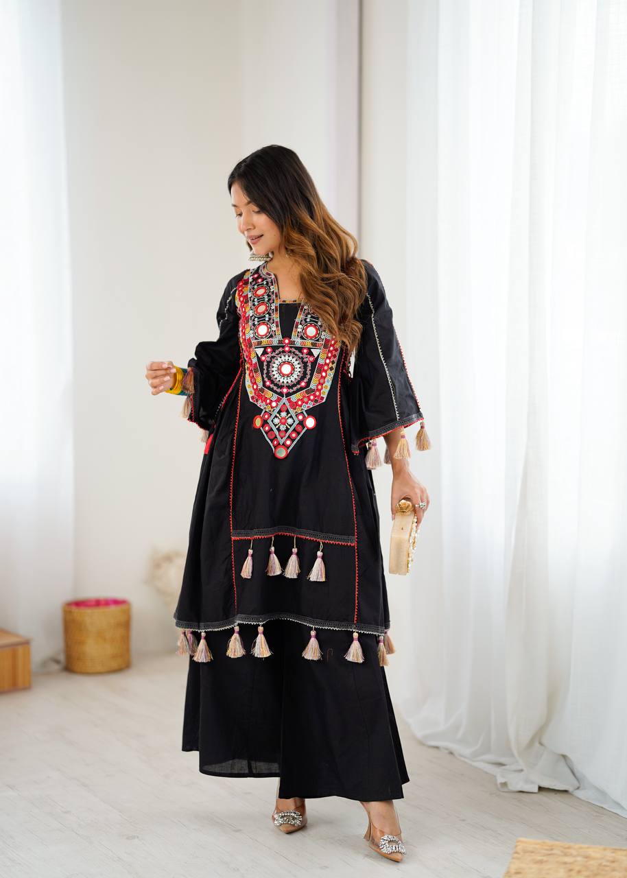 Black Rakhi Special Premium Designer Co-ord Set