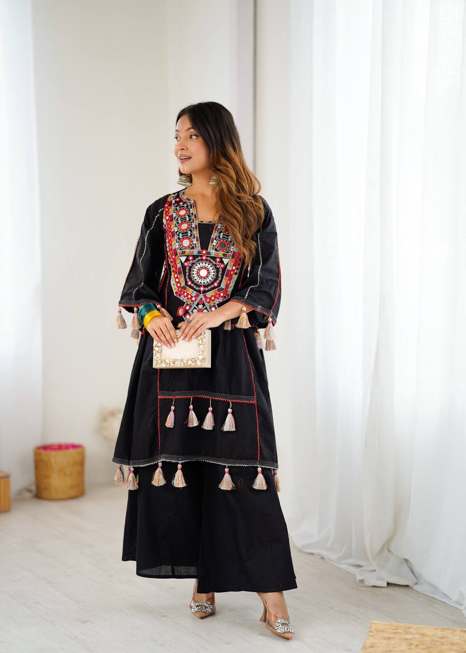 Black Rakhi Special Premium Designer Co-ord Set