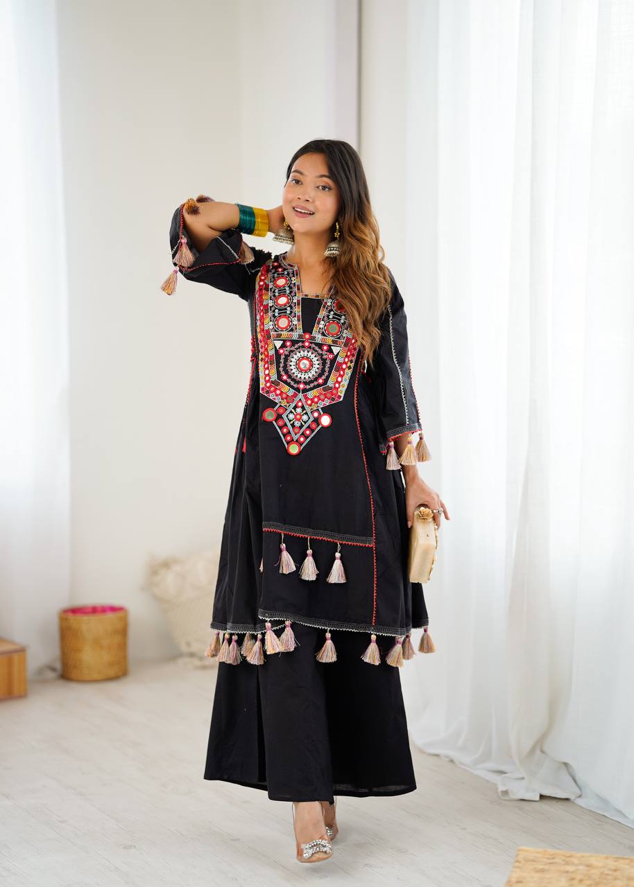 Black Rakhi Special Premium Designer Co-ord Set