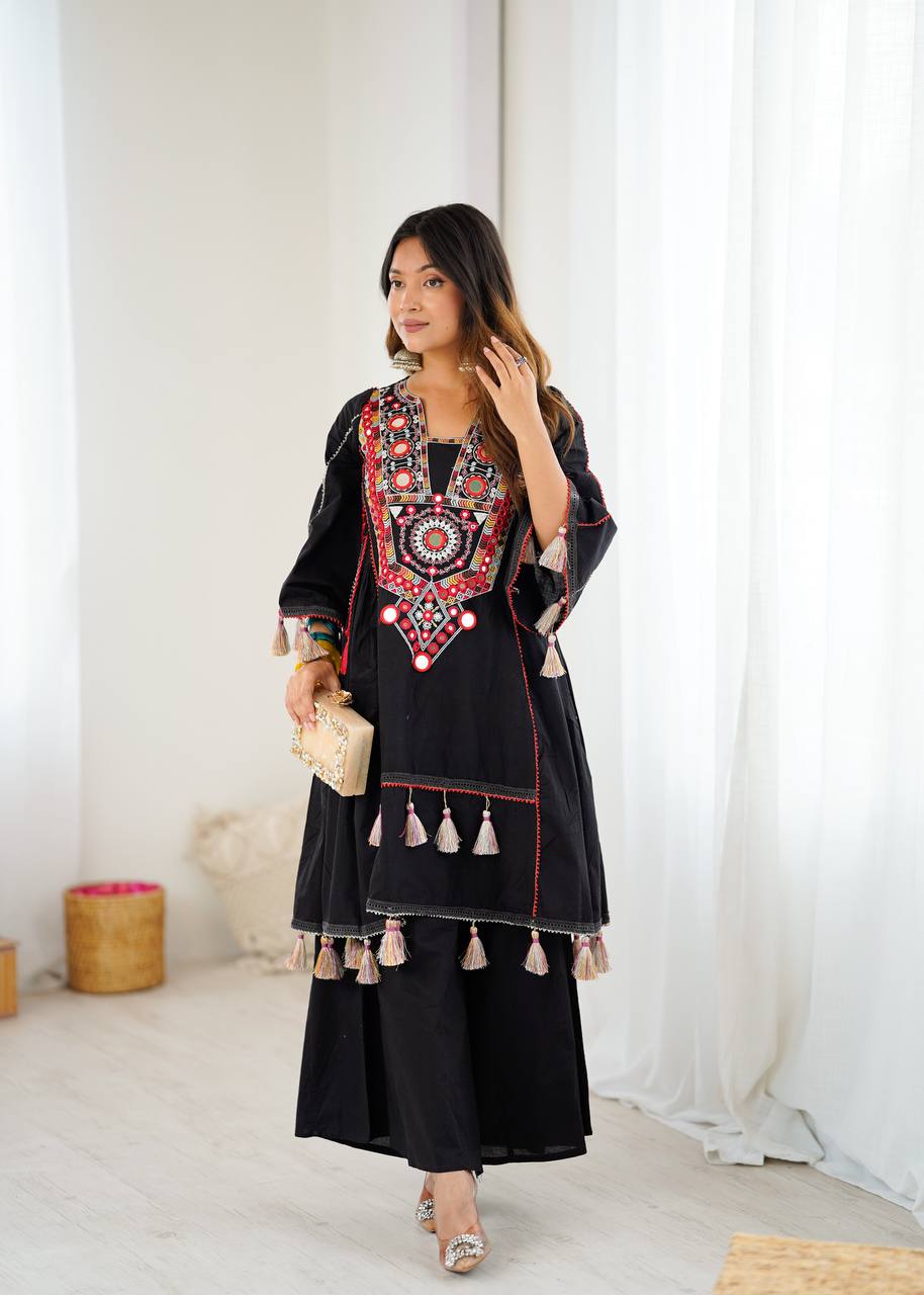 Black Rakhi Special Premium Designer Co-ord Set