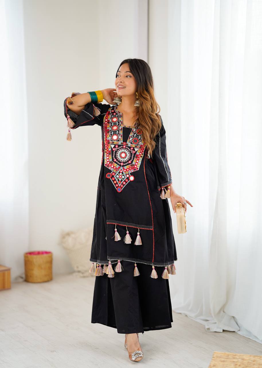Black Rakhi Special Premium Designer Co-ord Set