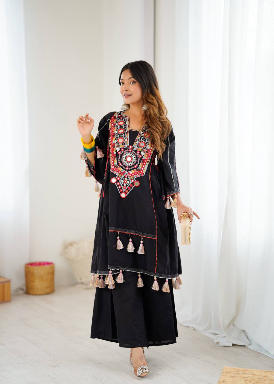 Black Rakhi Special Premium Designer Co-ord Set