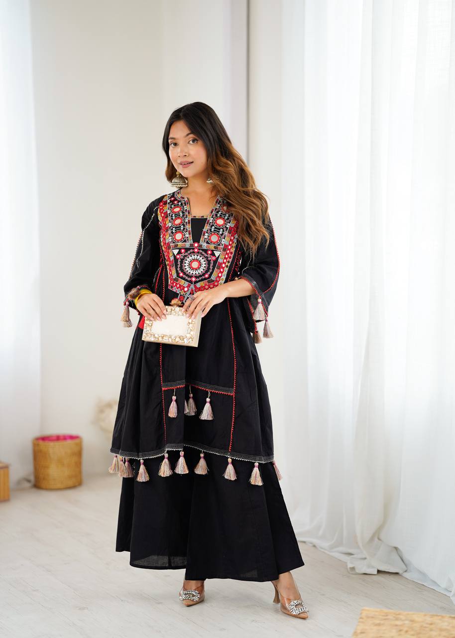Black Rakhi Special Premium Designer Co-ord Set