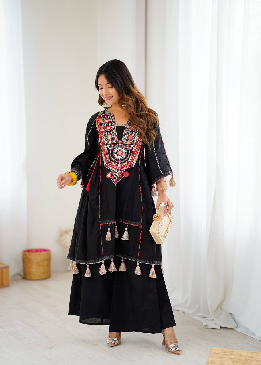 Black Rakhi Special Premium Designer Co-ord Set