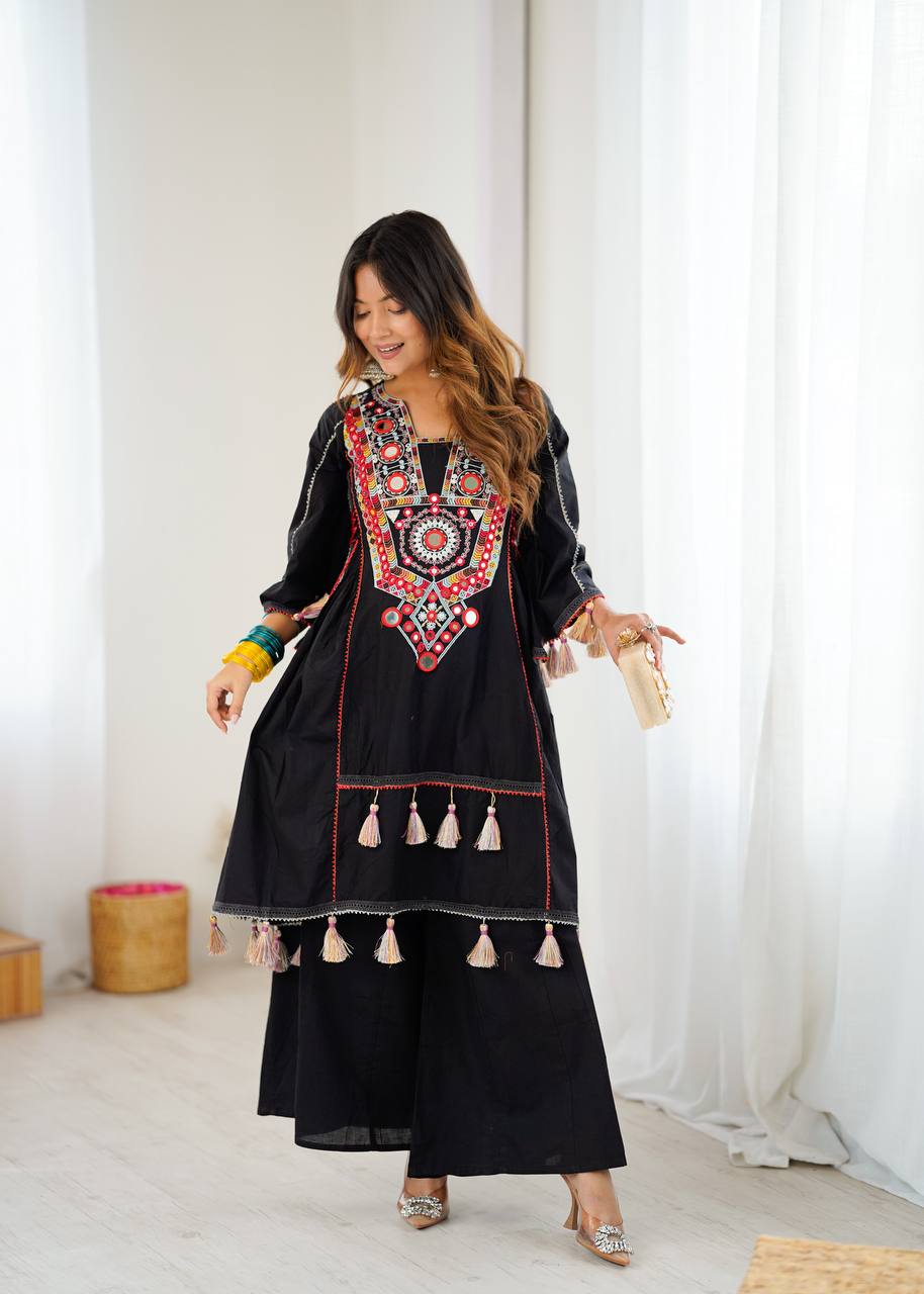 Black Rakhi Special Premium Designer Co-ord Set