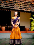 Dola Chex Zari Weaving Lehenga Choli with Georgette Dupatta