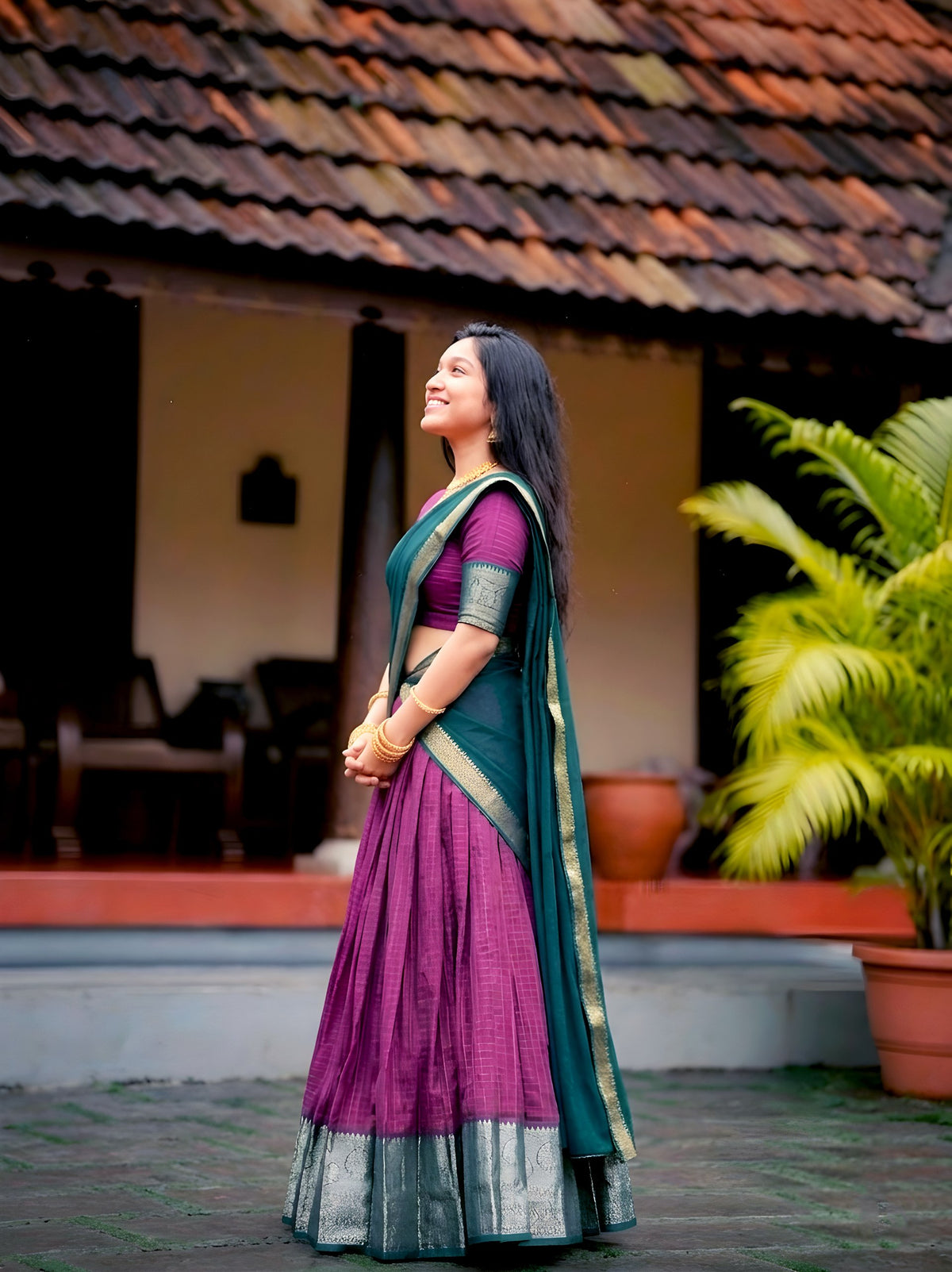 Dola Chex Zari Weaving Lehenga Choli with Georgette Dupatta