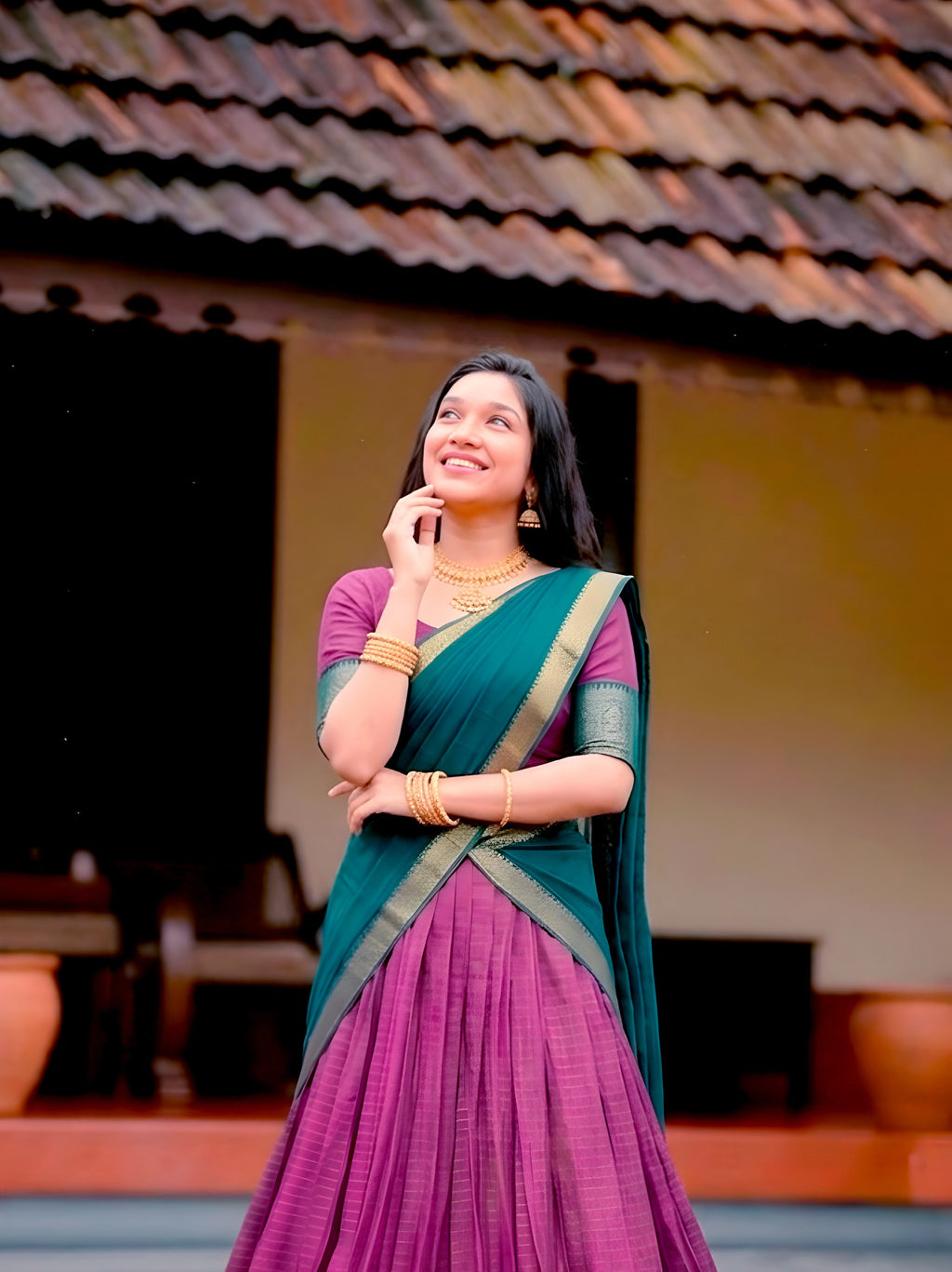Dola Chex Zari Weaving Lehenga Choli with Georgette Dupatta