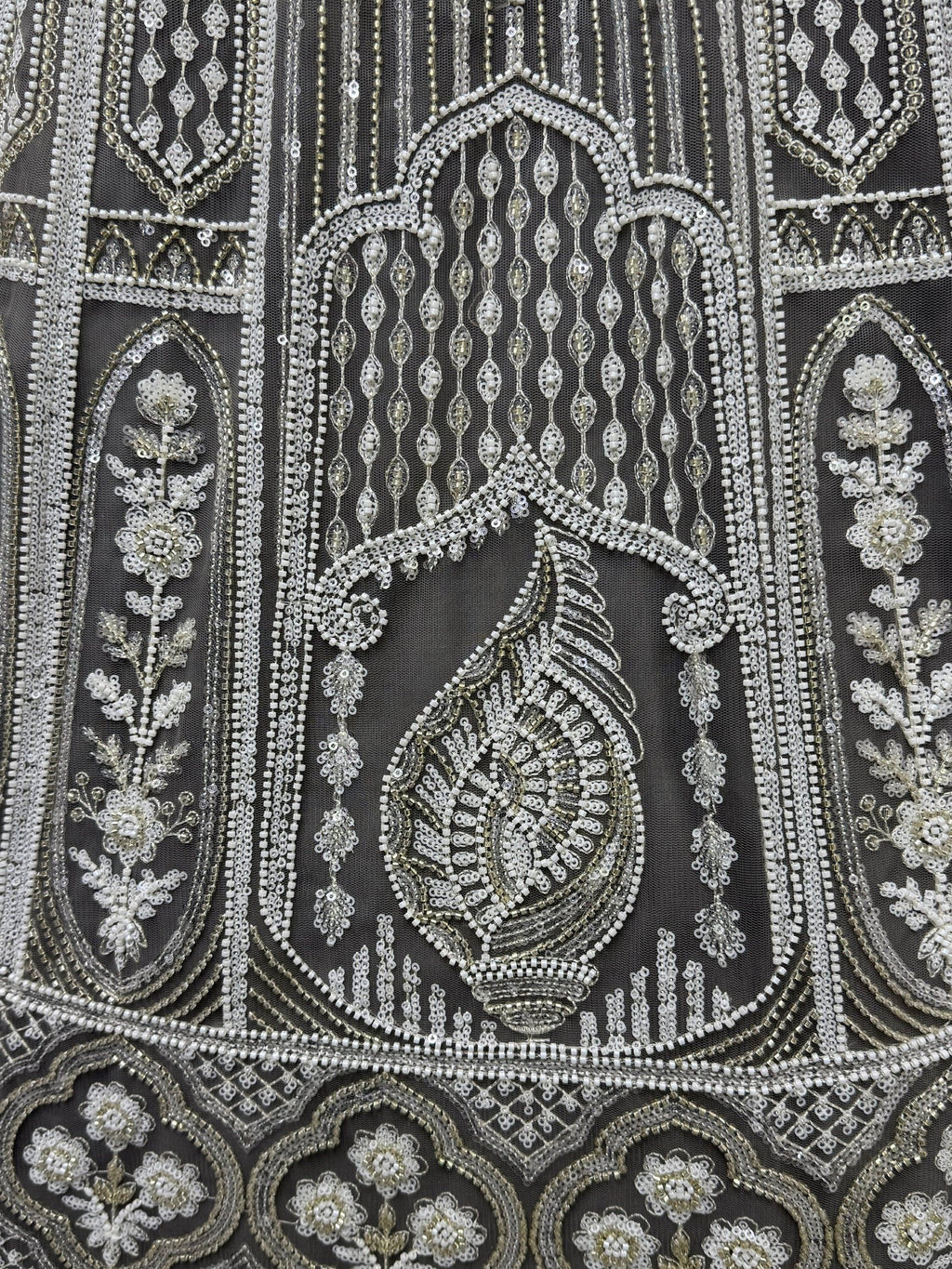 Fabulous Grey Sequins Net Reception Wear Lehenga Choli With Dupatta