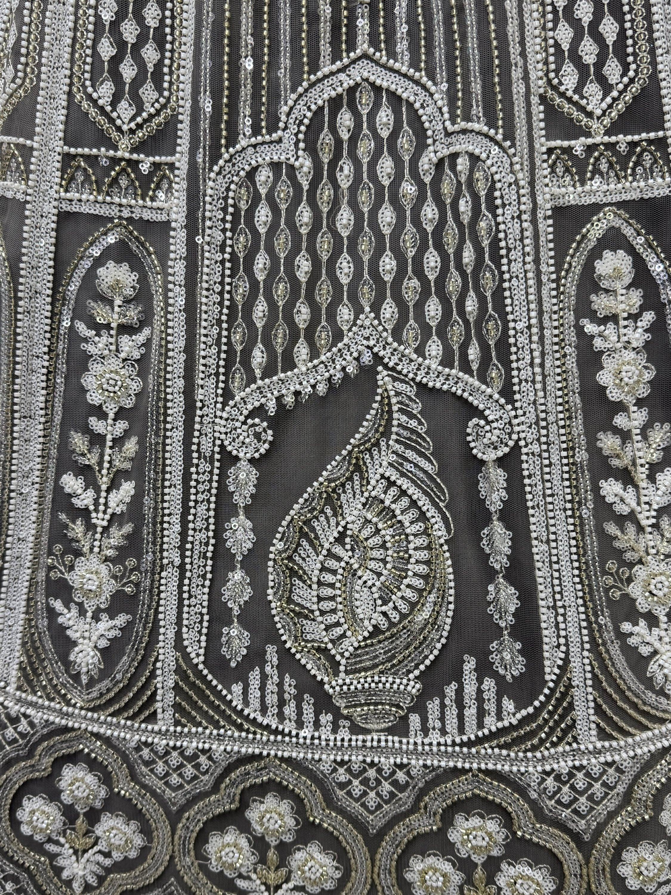 Fabulous Grey Sequins Net Reception Wear Lehenga Choli With Dupatta