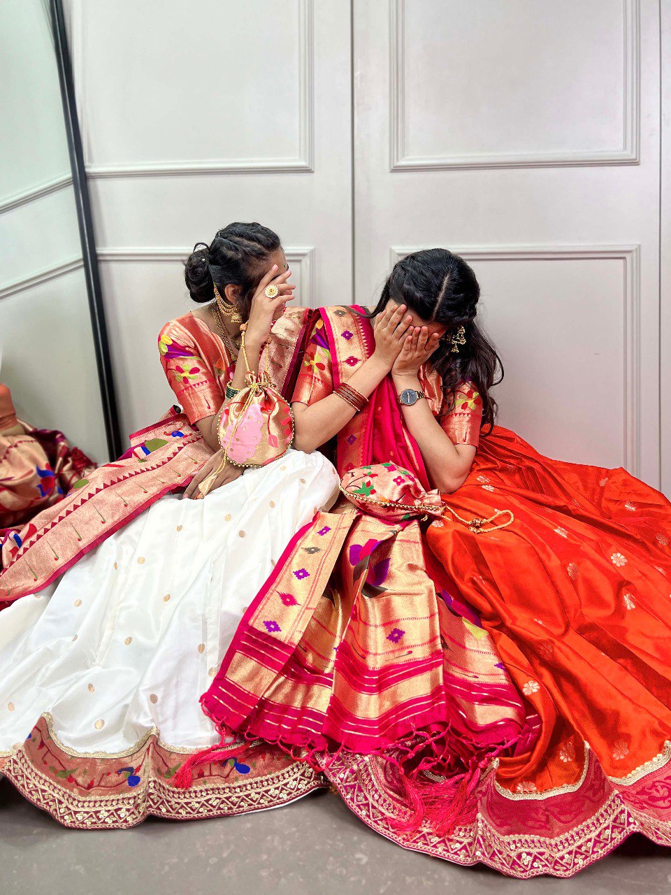 Jacquard Silk Paithani Lehenga Choli