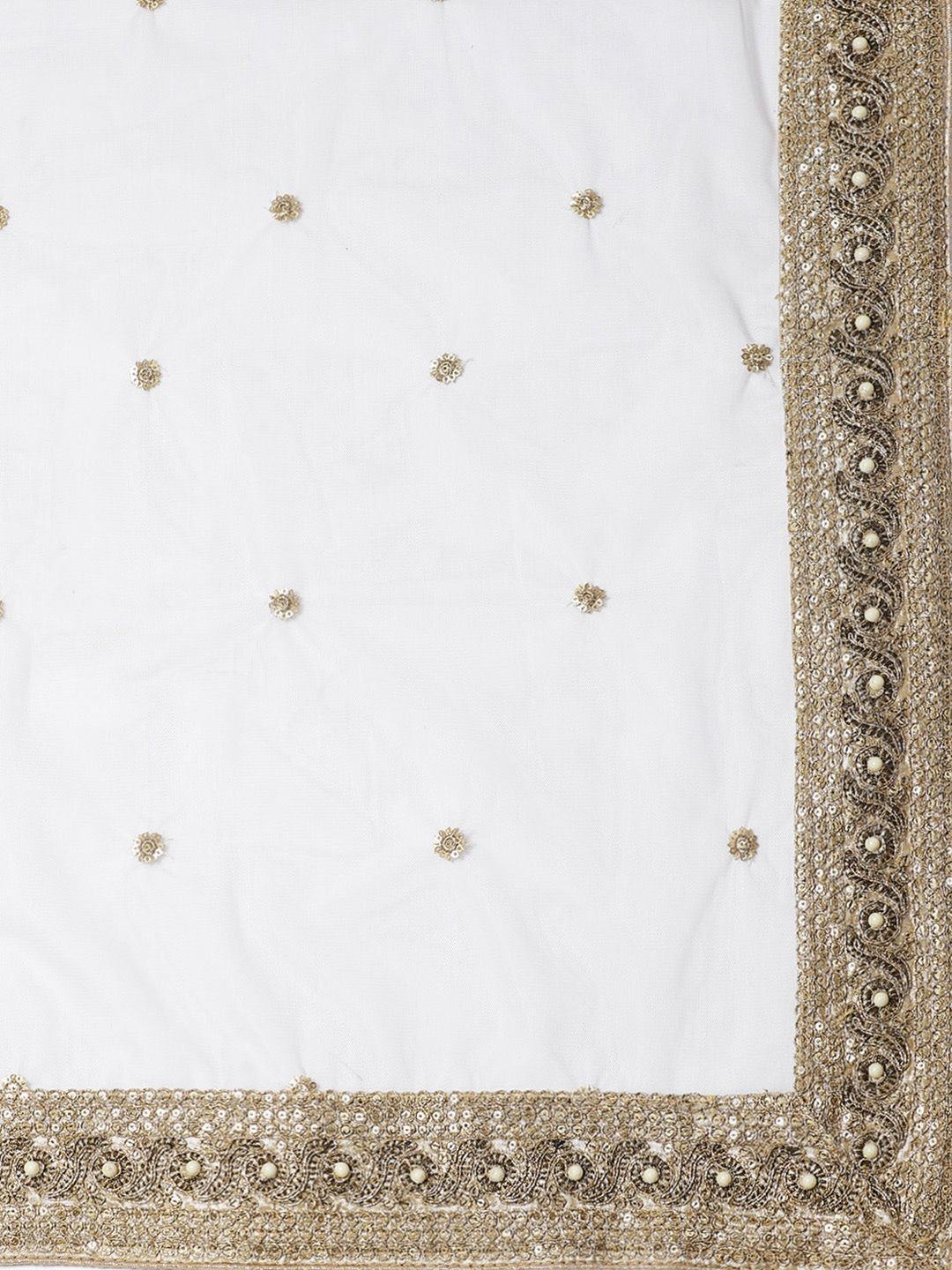 Grey & Printed Semi-Stitched Myntra Lehenga & Unstitched Blouse with Dupatta