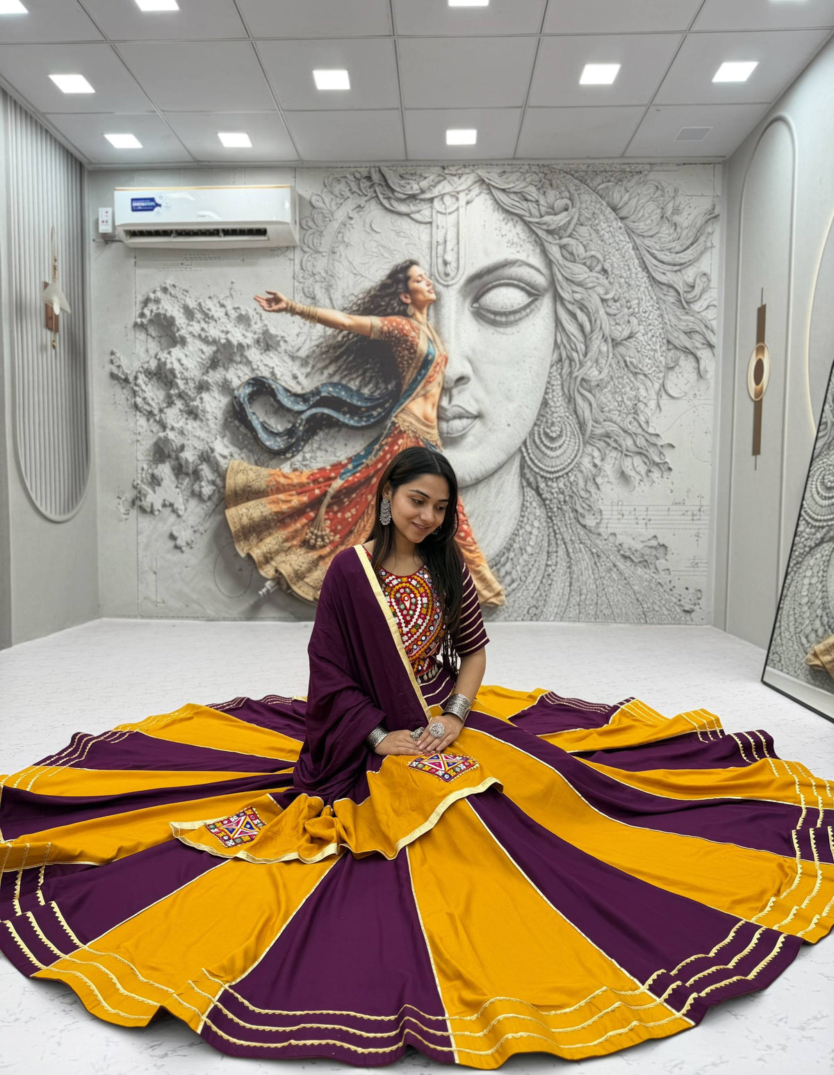 Navratri Special Pure Cotton Lehenga Choli with Dupatta