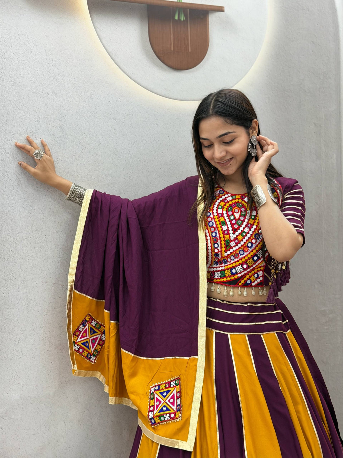 Navratri Special Pure Cotton Lehenga Choli with Dupatta