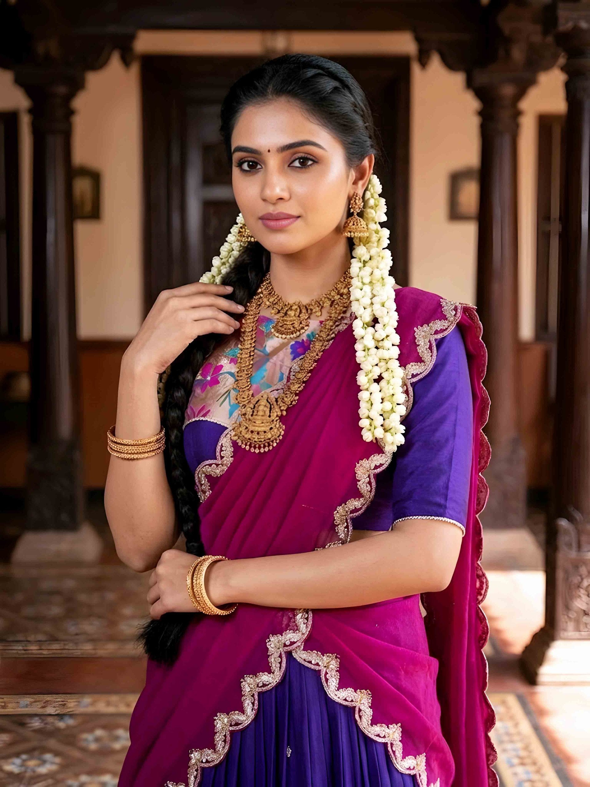 Naysha Sequins and Thread Embroidered Lehenga Choli