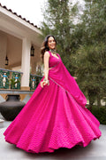 Gulal Bandhej Print Navratri Lehenga Choli