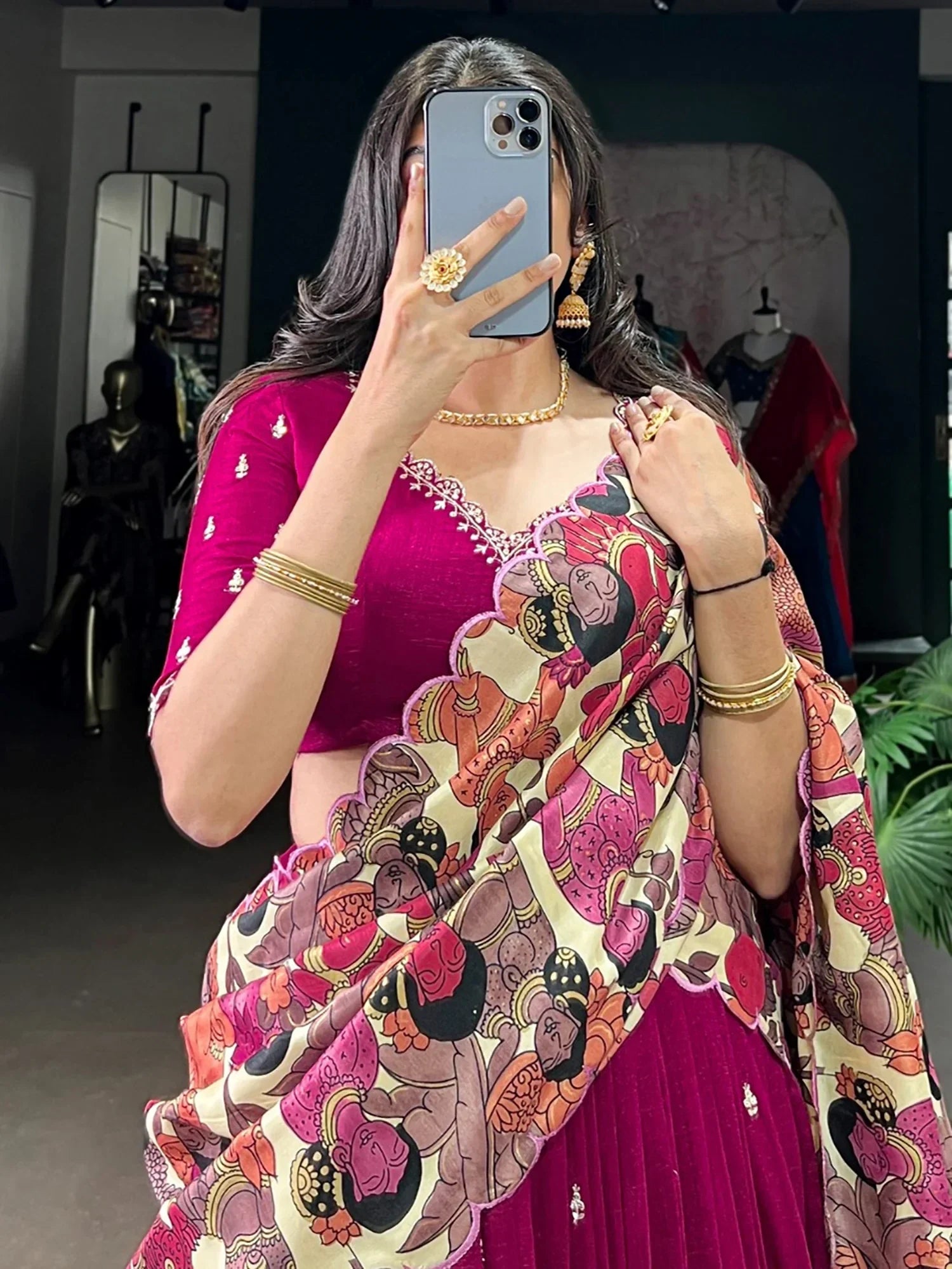 Outstanding Pink Sequins Silk Festival Wear Lehenga Choli