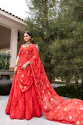 Georgette Lehenga Choli with Sequins and Mirror Work