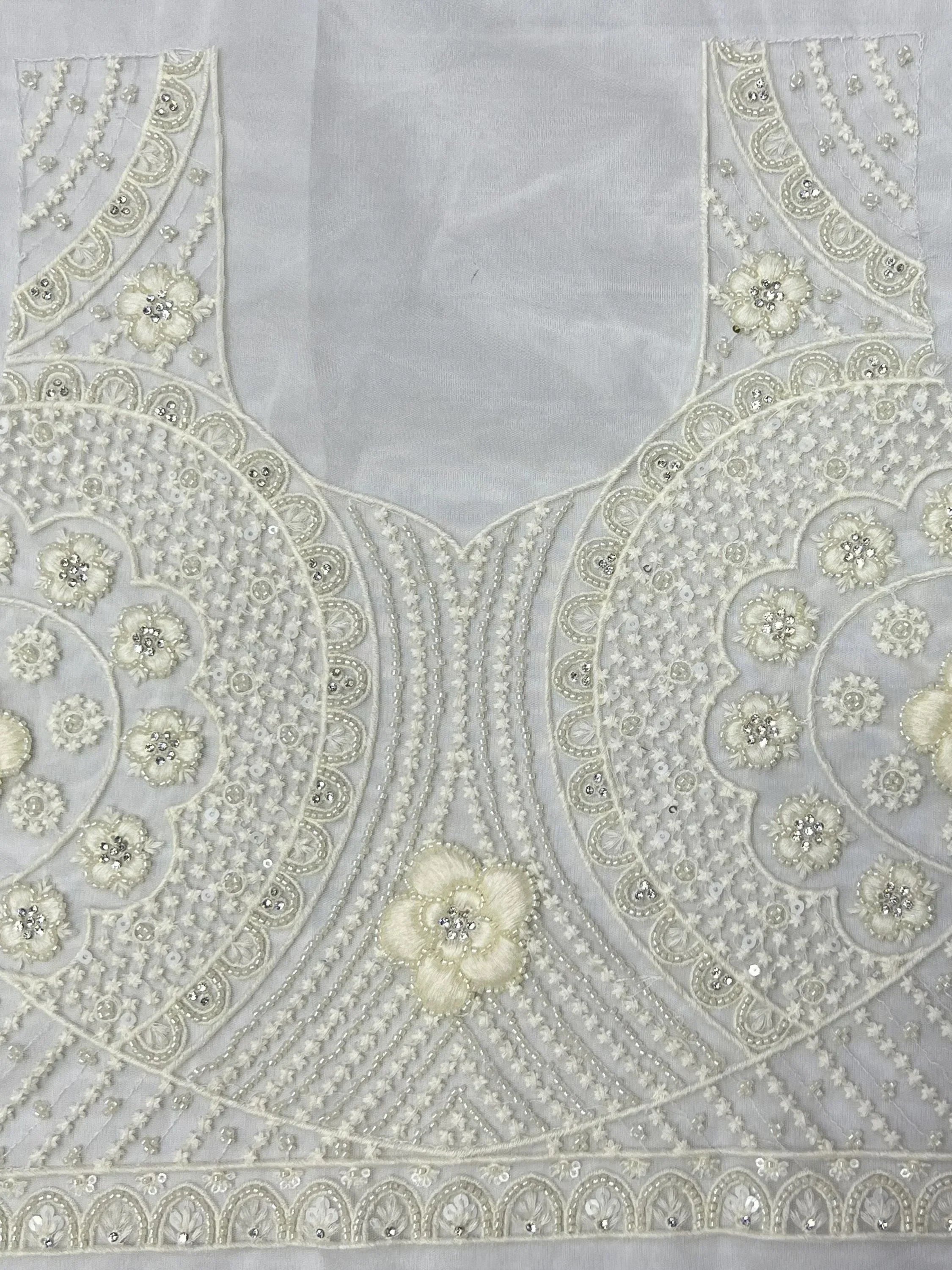 White Surprising Sequins Net Party Wear Lehenga Choli With Dupatta