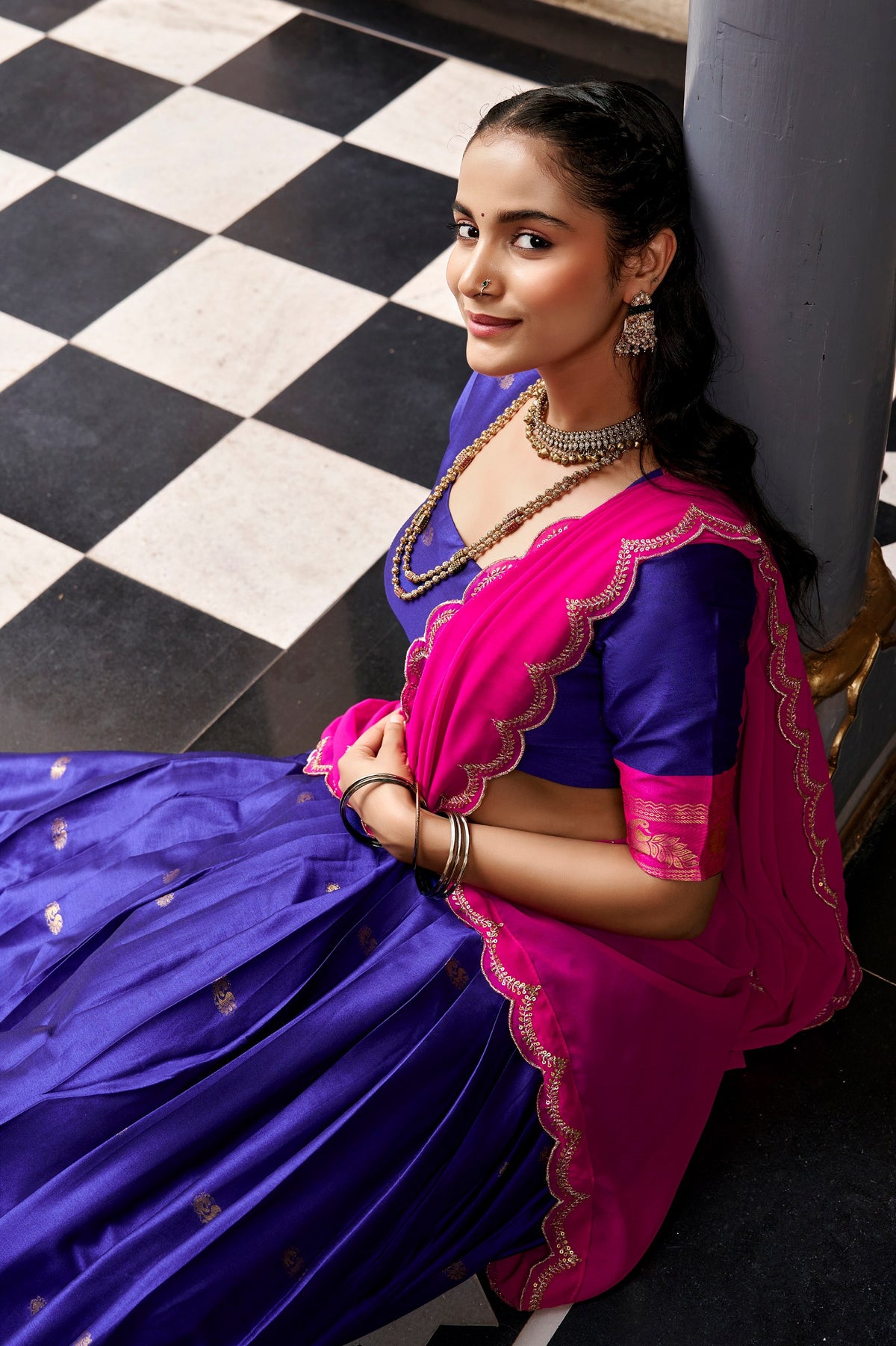 Tarika Cotton Silk Zari Weaving Lehenga Choli