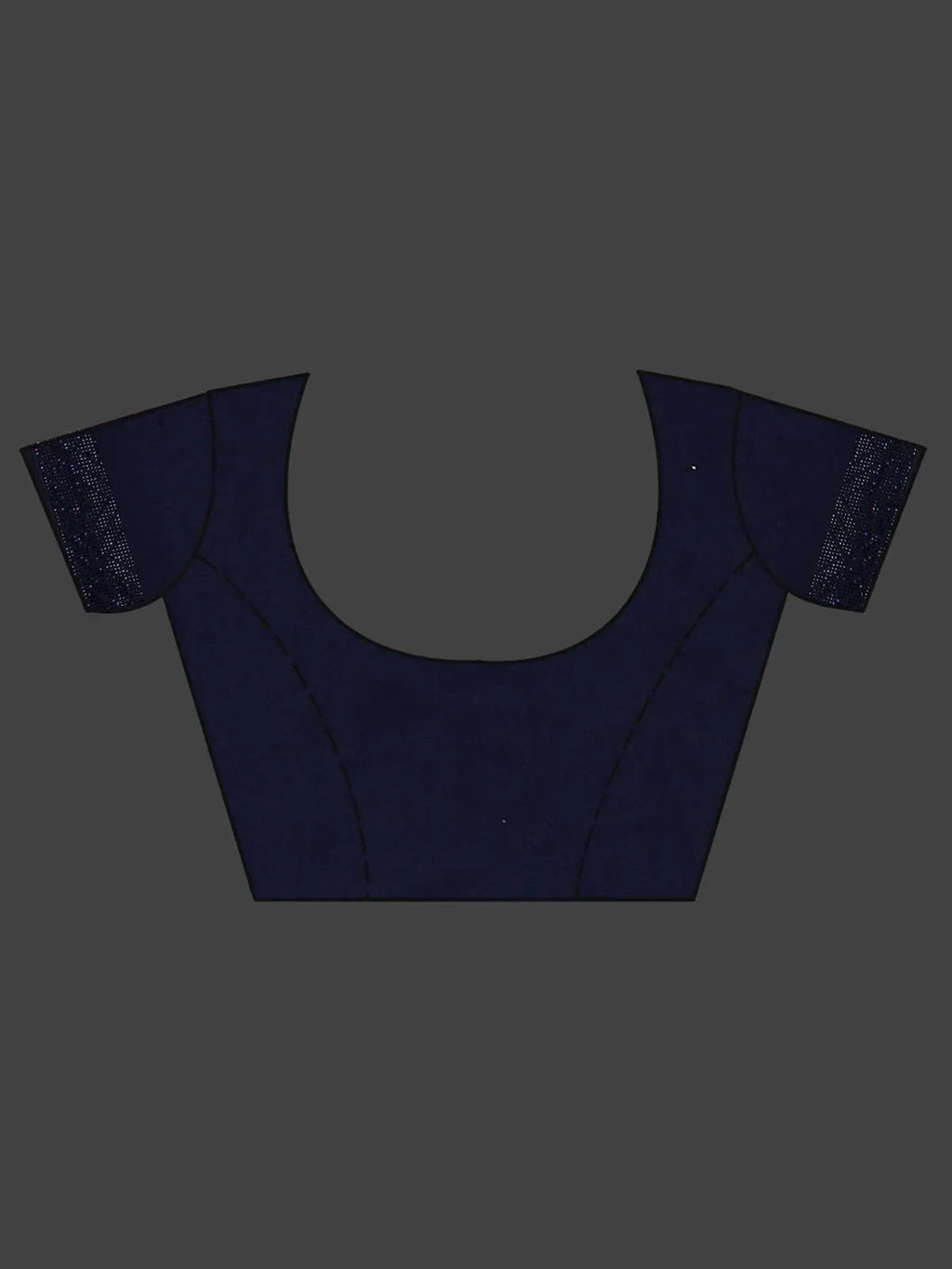 Navy Adorable Sequins Georgette Party Wear Saree With Blouse